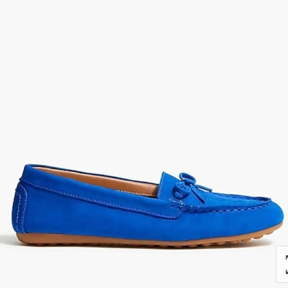 J. Crew Factory Nubuck driving moccasins Item BB466* - Picture 3 of 8